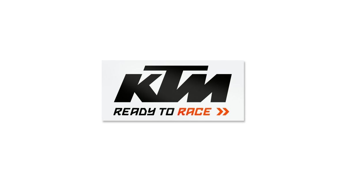 KTM VAN STICKER black / white, 3PW1771800