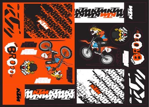 TEAM GRAPHIC STICKER SHEET