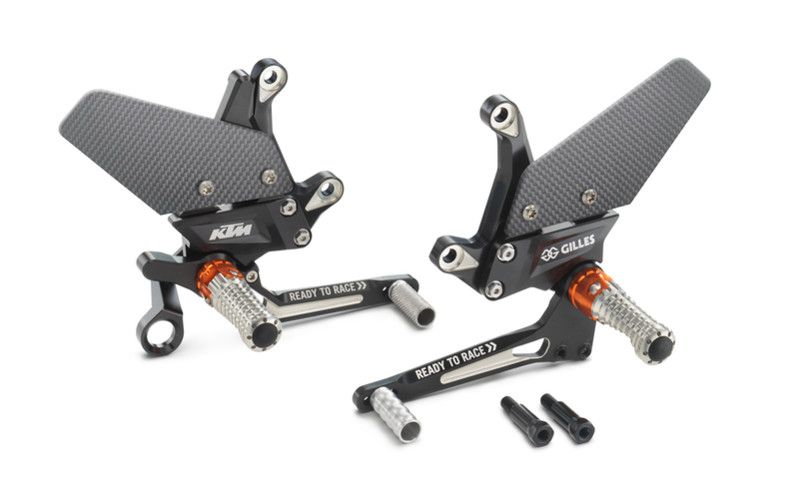Factory footpeg system Factory footpeg system