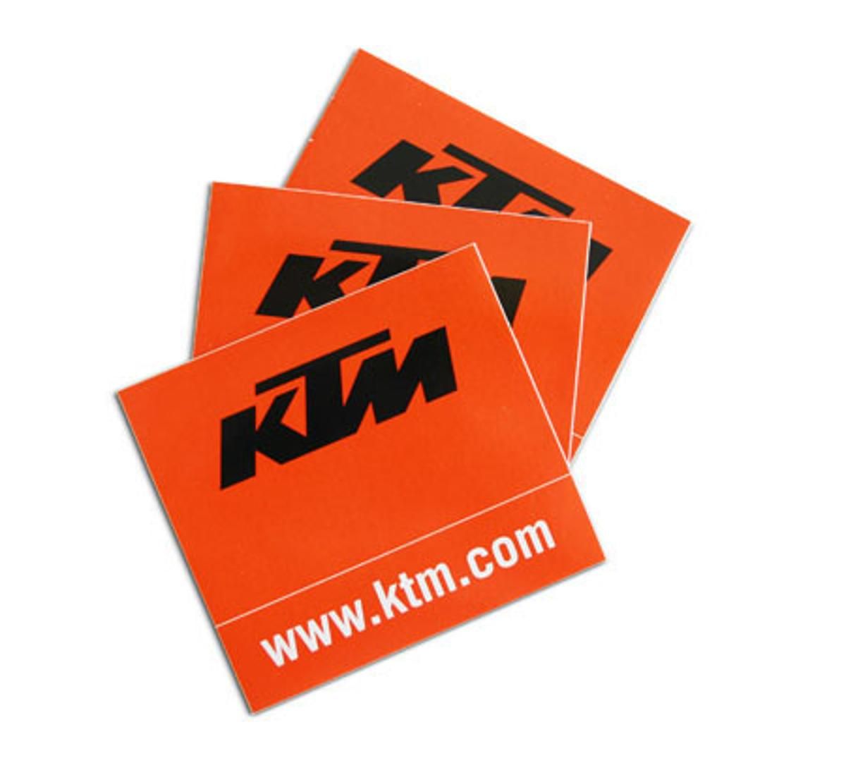 KTM LOGO STICKERS