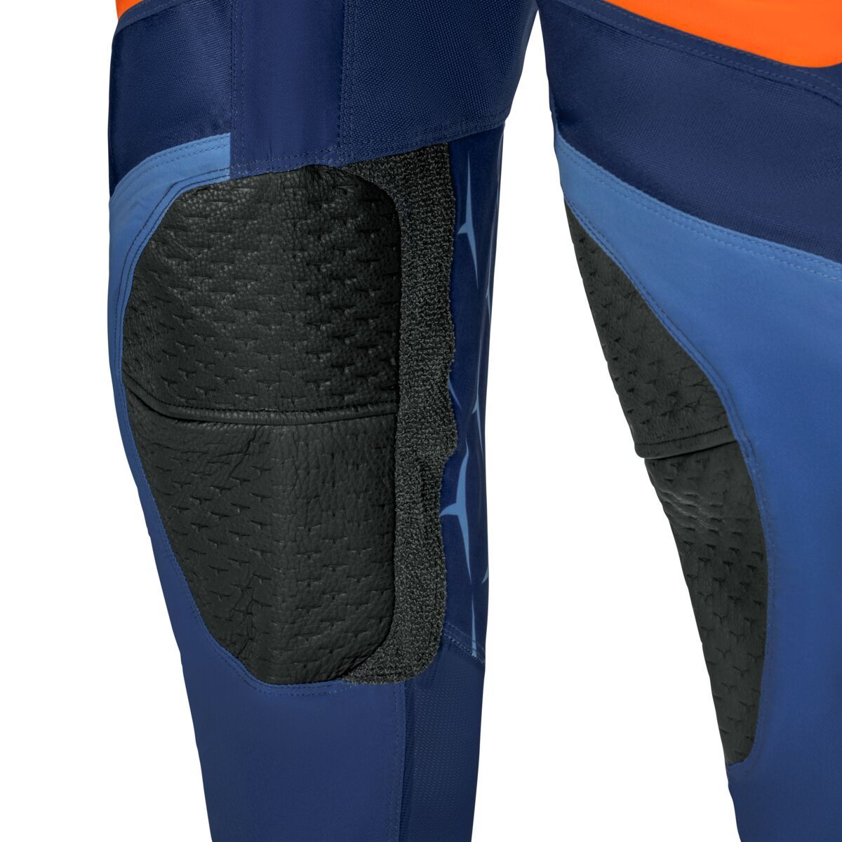 GRAVITY-FX PANTS ORANGE/BLUE